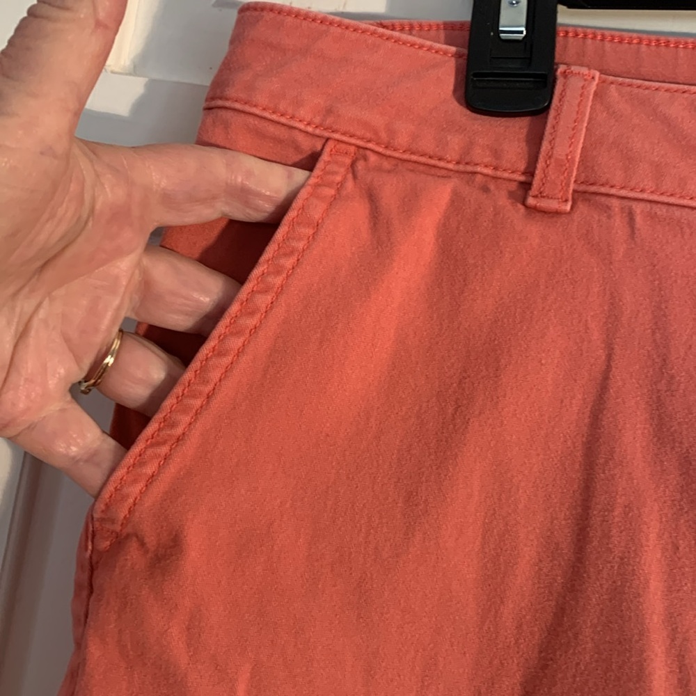 a.n.a Twill Bermuda Shorts Lightweight Cotton Blend EUC - Picture 3 of 10